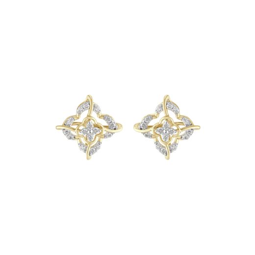 Divine Rose Gold Diamond Earrings