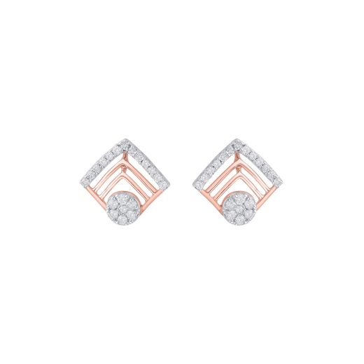 Sparkling Cluster Design Diamond Studs