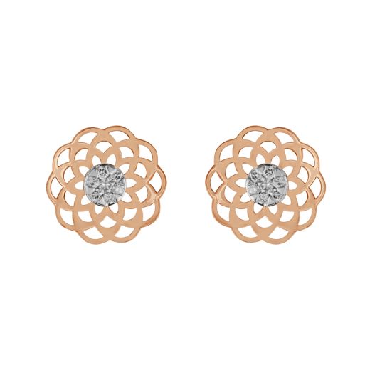 Delicate Rose Gold Studs