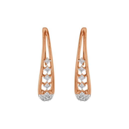 Charming Drop Diamond Earrings