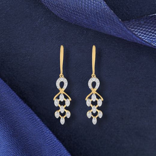 Stunning Diamond Drop Earrings