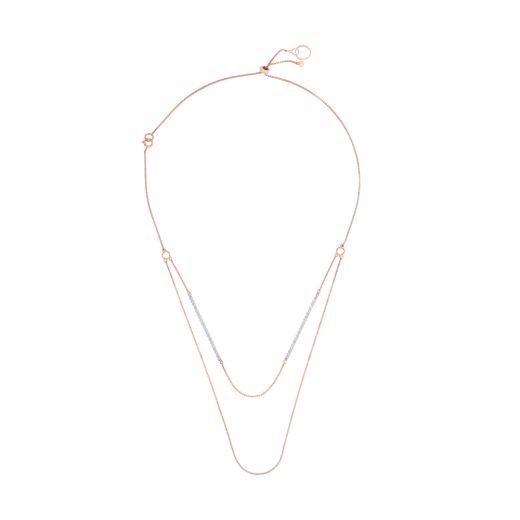 Exceptional 14KT Rose Gold Desired Necklace