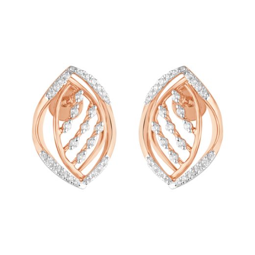 Fascinating Geometric Diamond Earrings