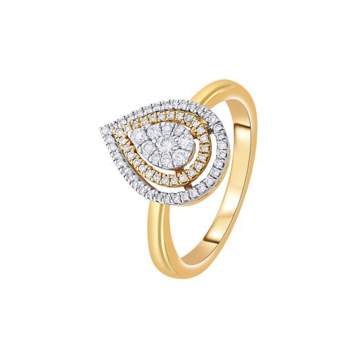 Alluring 18KT Rose Gold Finger Ring