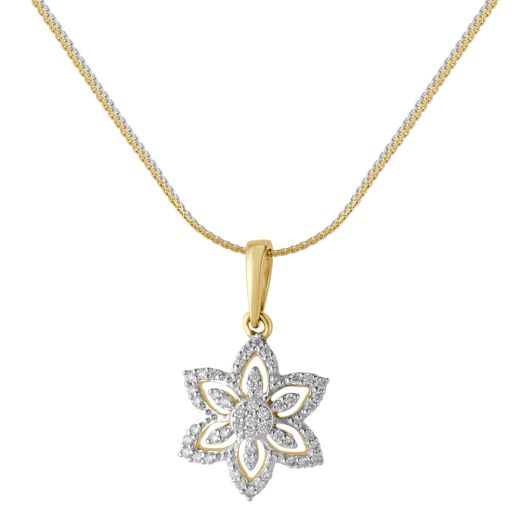 Enchanting Rose Gold and Diamond Pendant