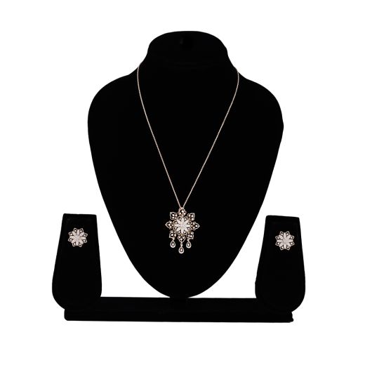 Stunning Diamond Jewellery Set in 18Kt Rose Gold