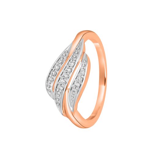 Elegant Finger Ring in 18KT Rose Gold