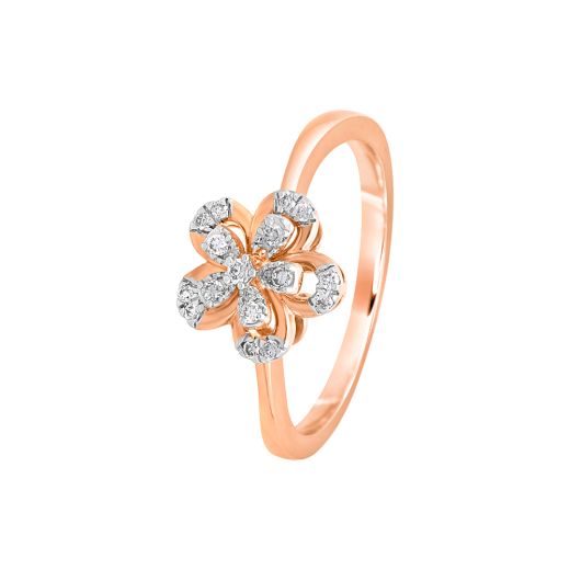 Enchanting Finger Ring in Rose Gold