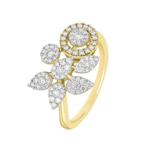 Duepio Stylish Design Gold Plated Finger Ring for Women and Girls Alloy Gold  Plated flower Meenakari daily wear fancy gold like Traditional look Ring  0027 Price in India - Buy Duepio Stylish