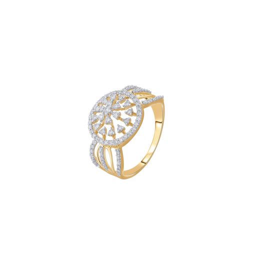Captivating Yellow Gold Finger Ring