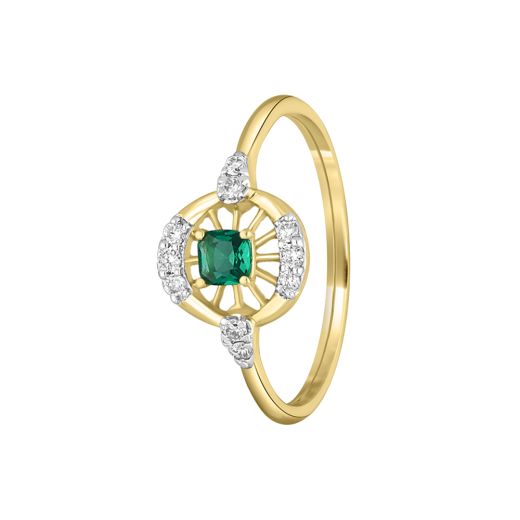 Gemstones and Diamond Ring