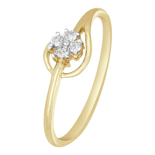 14KT Rose Gold Gleaming Ring