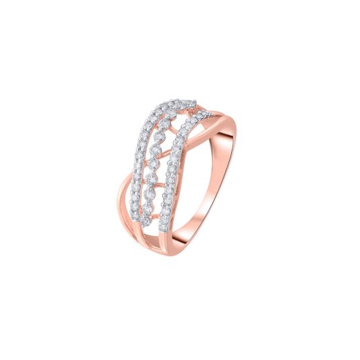 Diamond Lined Exquisite Ring