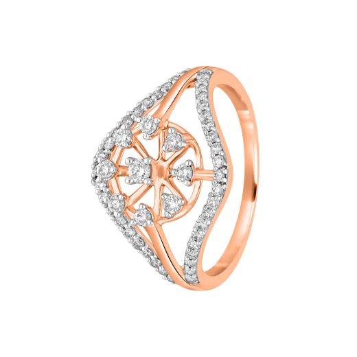 Pretty 14KT Rose Gold Ring