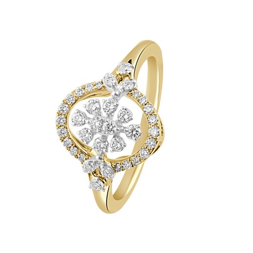 Glamorous Circular Diamond Ring