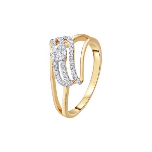 Exquisite 14Kt Rose Gold Ring