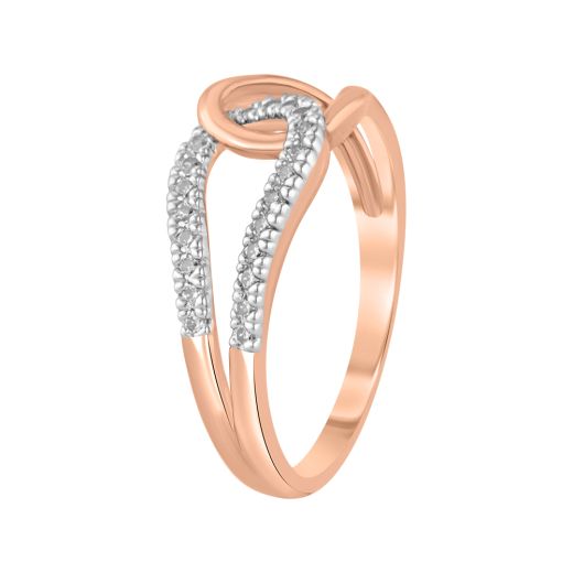 Dazzling Infinity Design Diamond Finger Ring