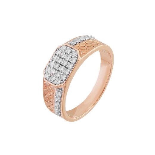 Sparkling Men's Diamond Ring
