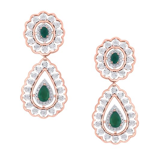 Delicate Diamond Drop Earrings