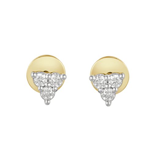 Designer Triangle Diamond Earrings