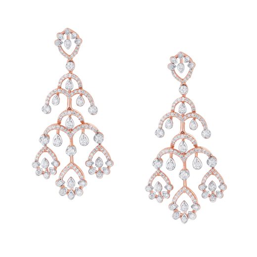 Dazzling Earrings With Diamonds