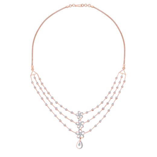 Fashionable Diamond Astra Necklace