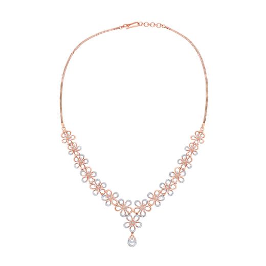 Layered 14KT Rose Gold Necklace