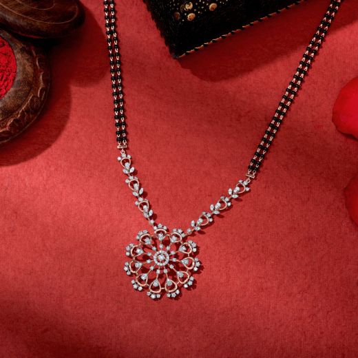 Gorgeous Pendant Design Diamond Mangalsutra