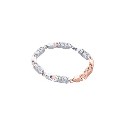 Regal Men's Platinum Bracelet