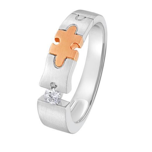 Sparkling Diamond Ring For Men