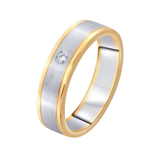Glimmering Diamond Finger Ring For Men