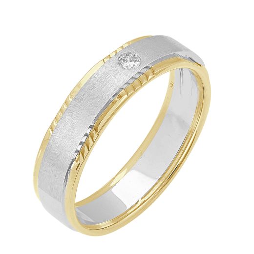 Elegant Finger Ring in Platinum for Men