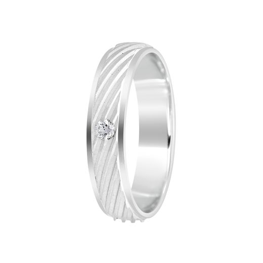 Radiant Platinum Ring for Men
