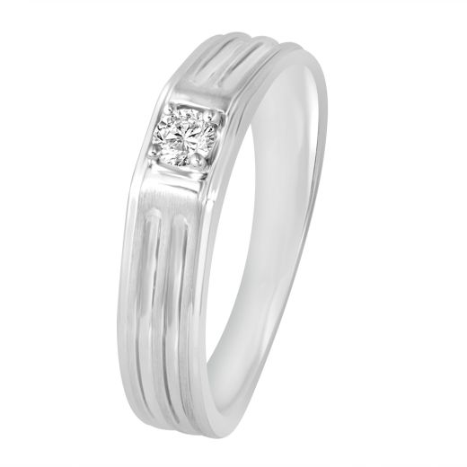 Breathtaking Diamond and 950Pt Platinum Men's Finger Ring