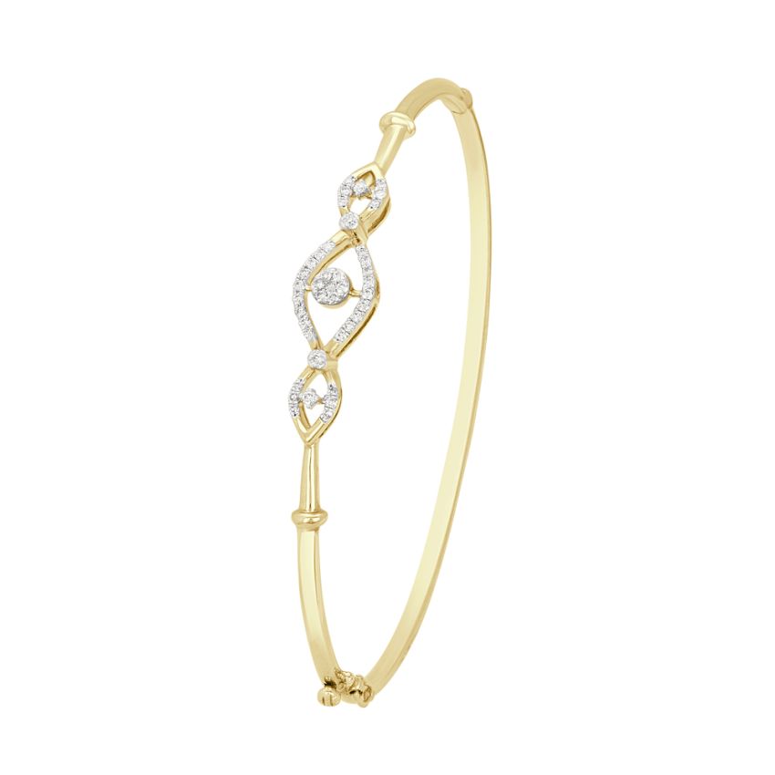 Buy CANDERE  A KALYAN JEWELLERS COMPANY 18K 750 Rose Gold  Diamond  Bracelet for Women at Amazonin