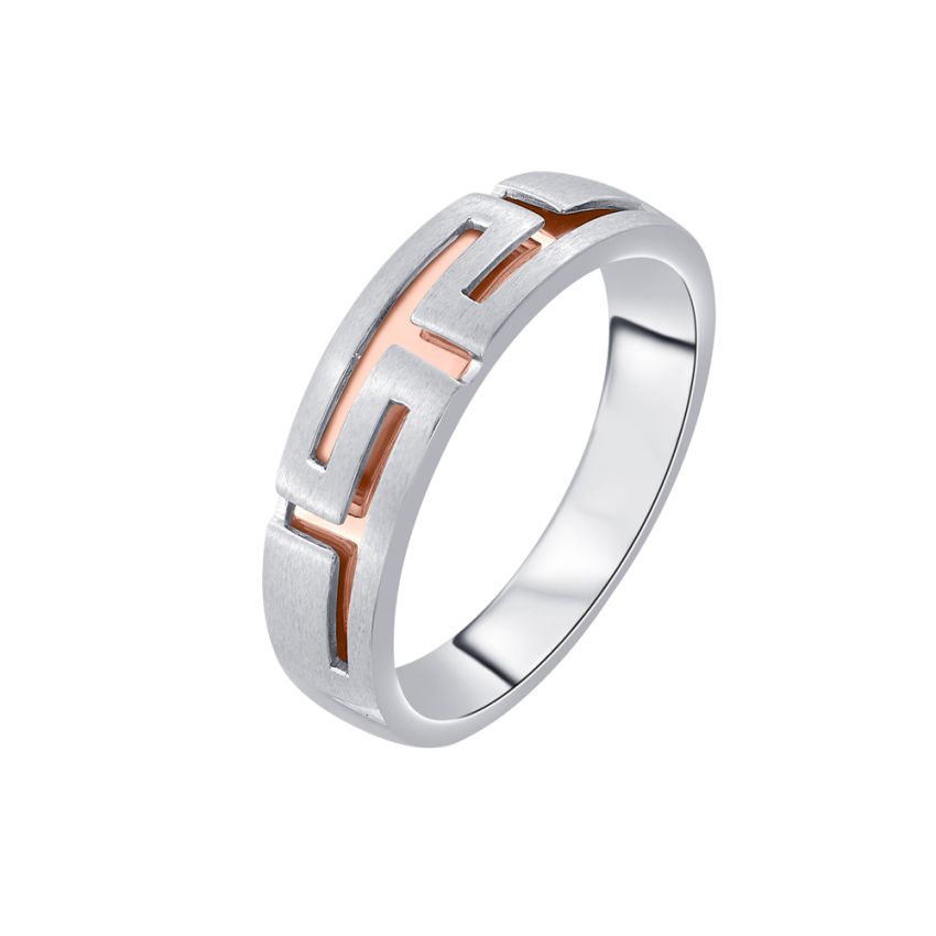 Buy Unique Men's Finger Ring in Platinum Online | ORRA