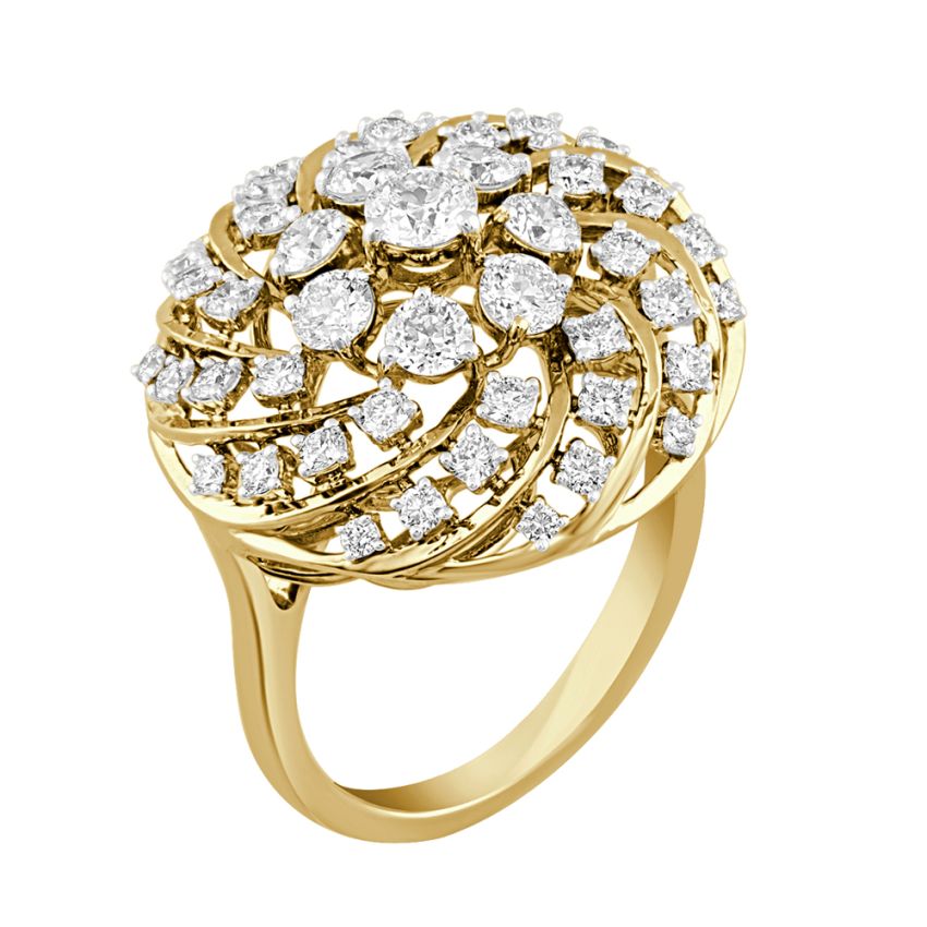 American Diamond Ring - Big Size | SPARKLES