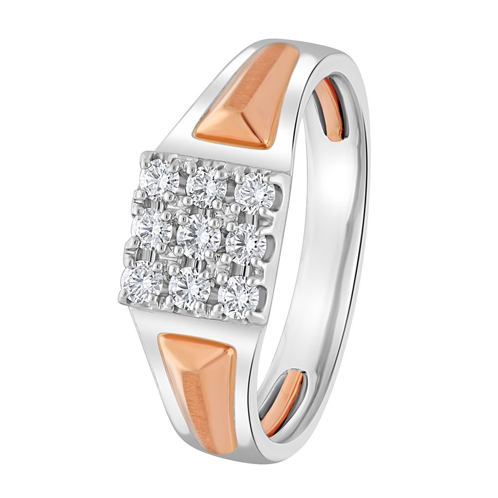 Designer Platinum Wedding Ring with Satin Finish and Polished Beveled Edges  | 6mm - MB0192 – Mens Wedding Rings