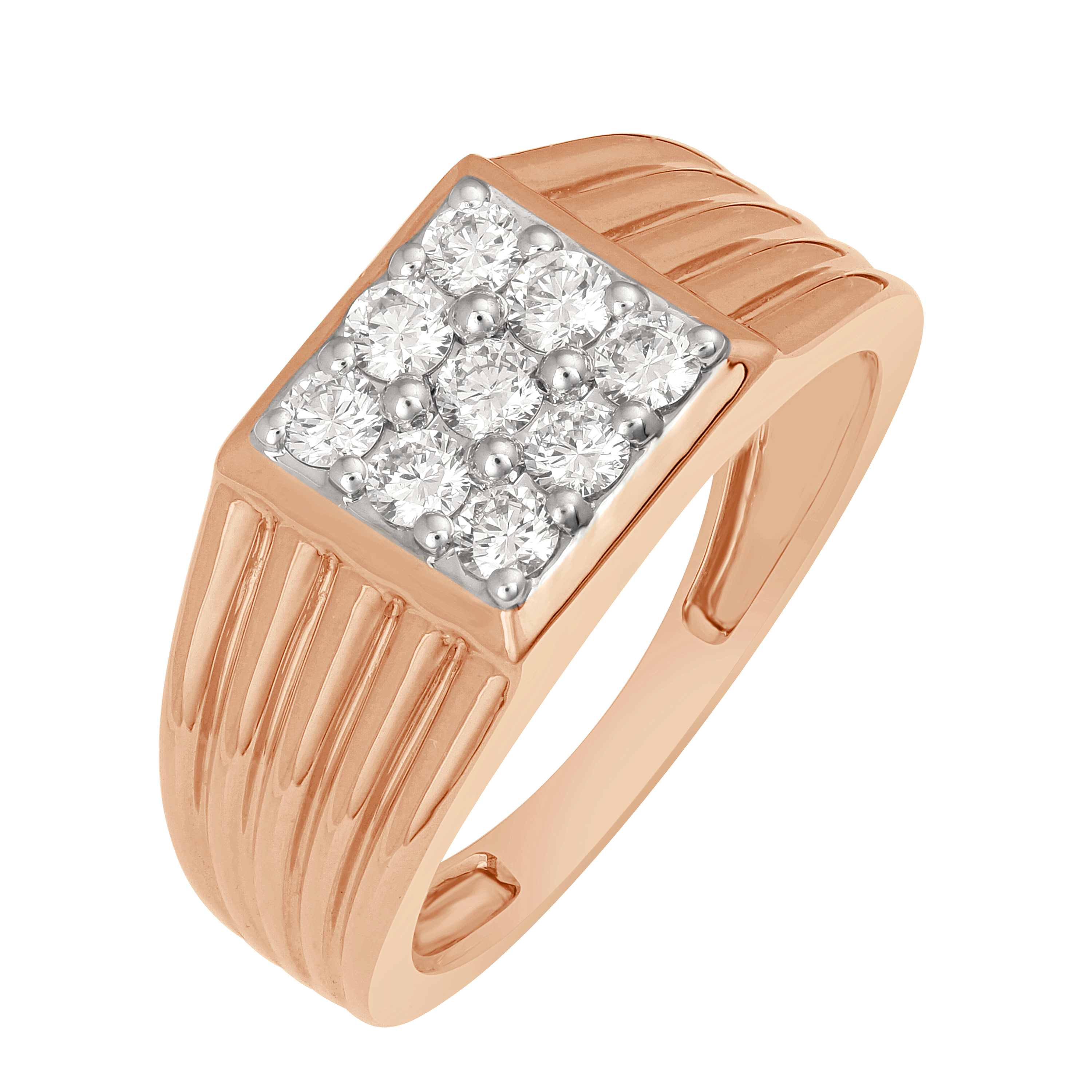 Traditional Diamond Wedding Ring For Men - Gandaram Jewellers