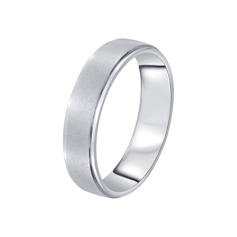 Macy's Men's Platinum Ring, 4mm Wedding Band - Macy's