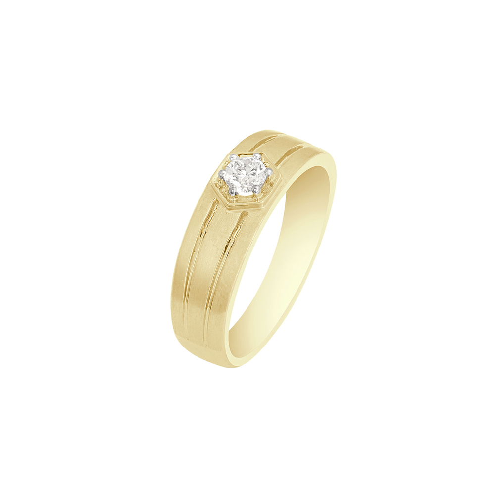14K Yellow Gold Halo Engagement Ring 50549-E-1-2-14KY 14KY | The Ring  Austin | Round Rock, TX