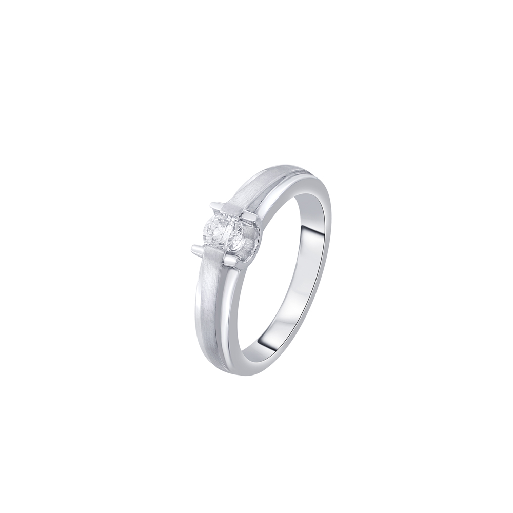 Buy Mia by Tanishq 14k (585) White Gold and Diamond Ring for Women at  Amazon.in